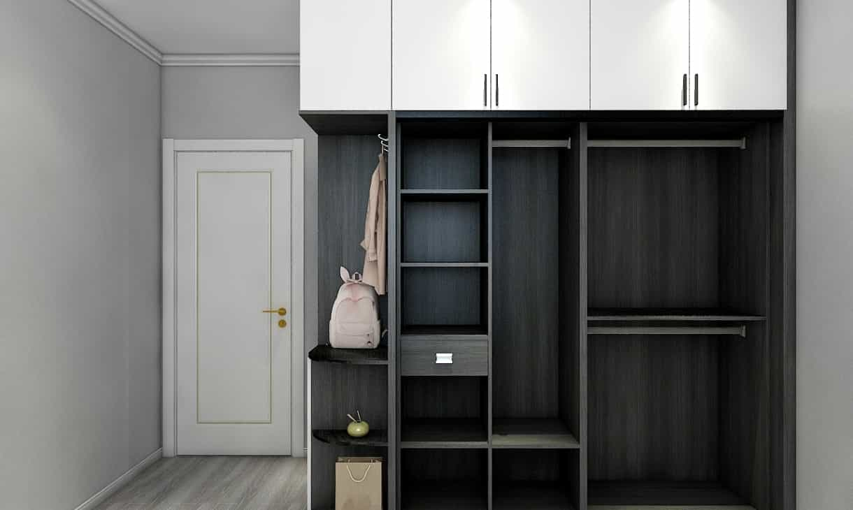 contemporary style design uv coating bedroom wardrobe-china best home cabinetry maker-nexthome furnishing (1)