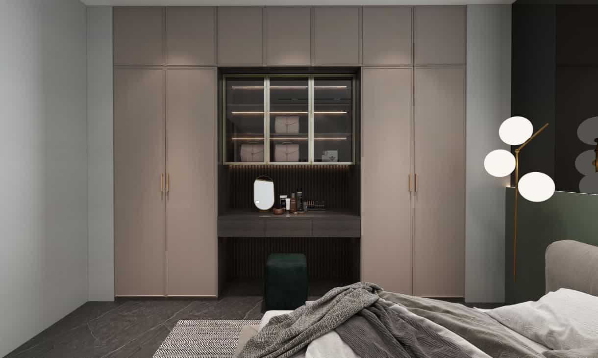 modern style design uv coating bedroom wardrobe dressing table-china best custom home cabinetry maker-nexthome furnishing (2)
