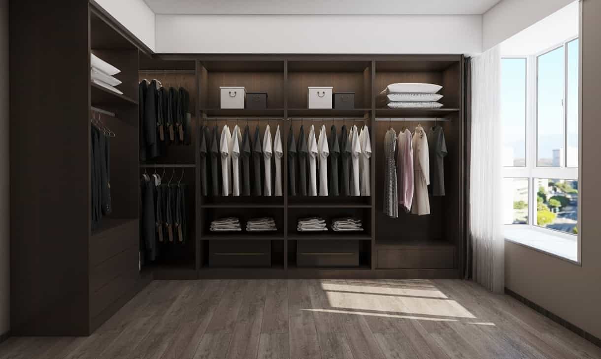 modern sytle design uv coating walk-in closet-china best custom home cabinetry maker-nexthome furnishing