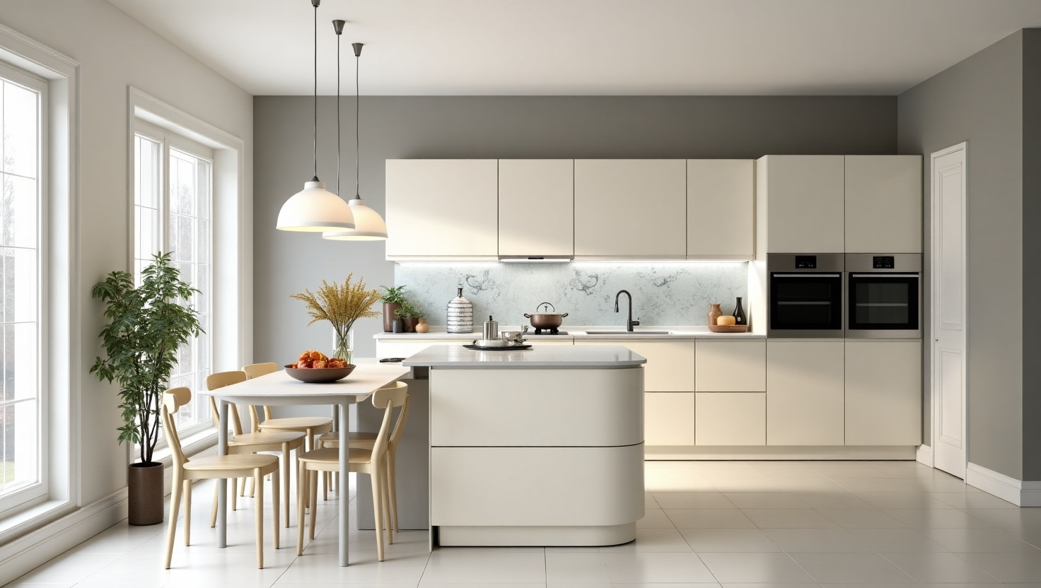 How Minimalist Cabinets Maximize Small Kitchens-NextHome