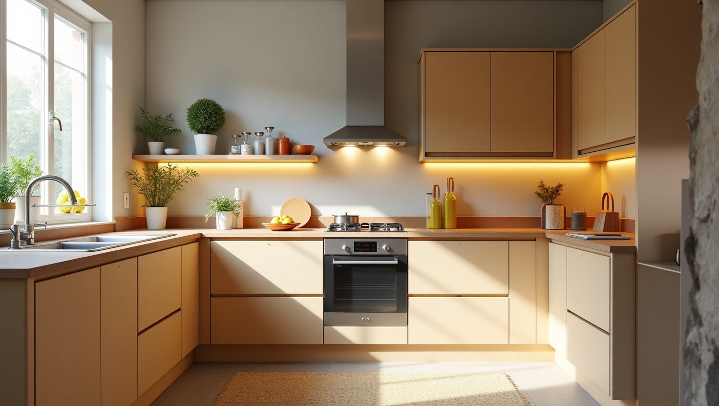 minimalism kitchen cabinet