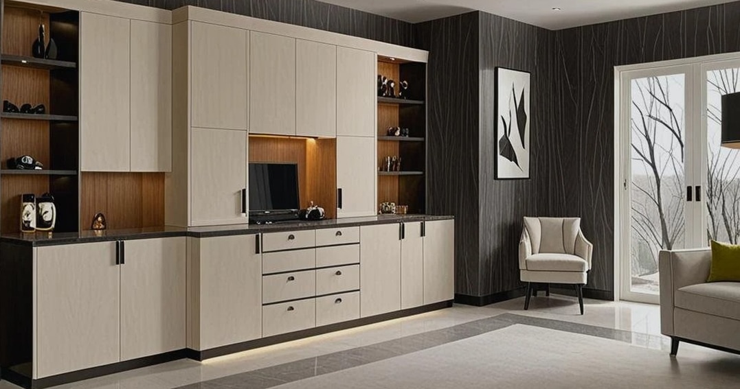 transitional style Chinese kitchen cabine