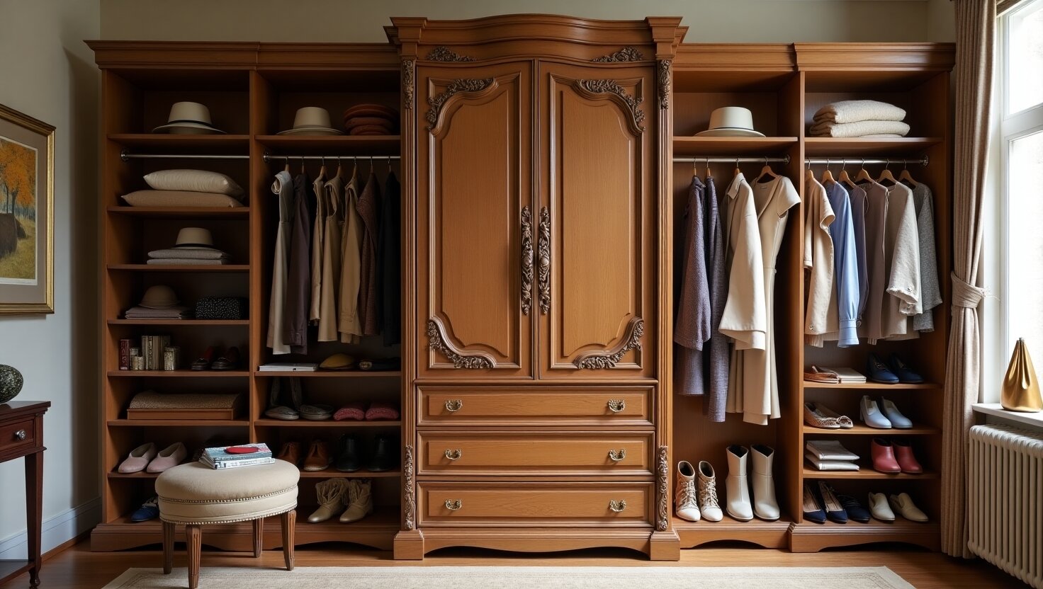 China custom tall wardrobe manufacturer
