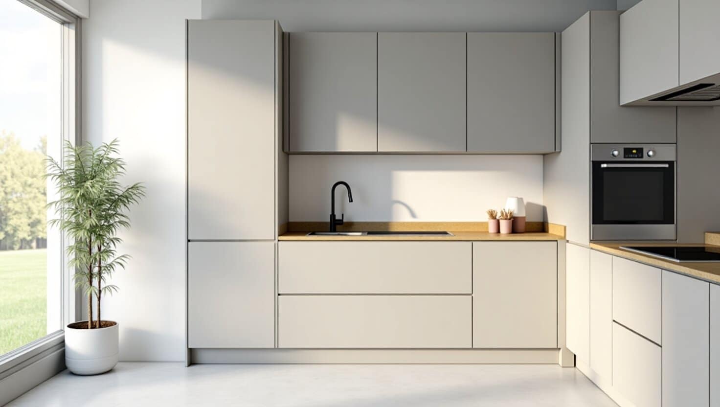 China minimalist kitchen cabinet