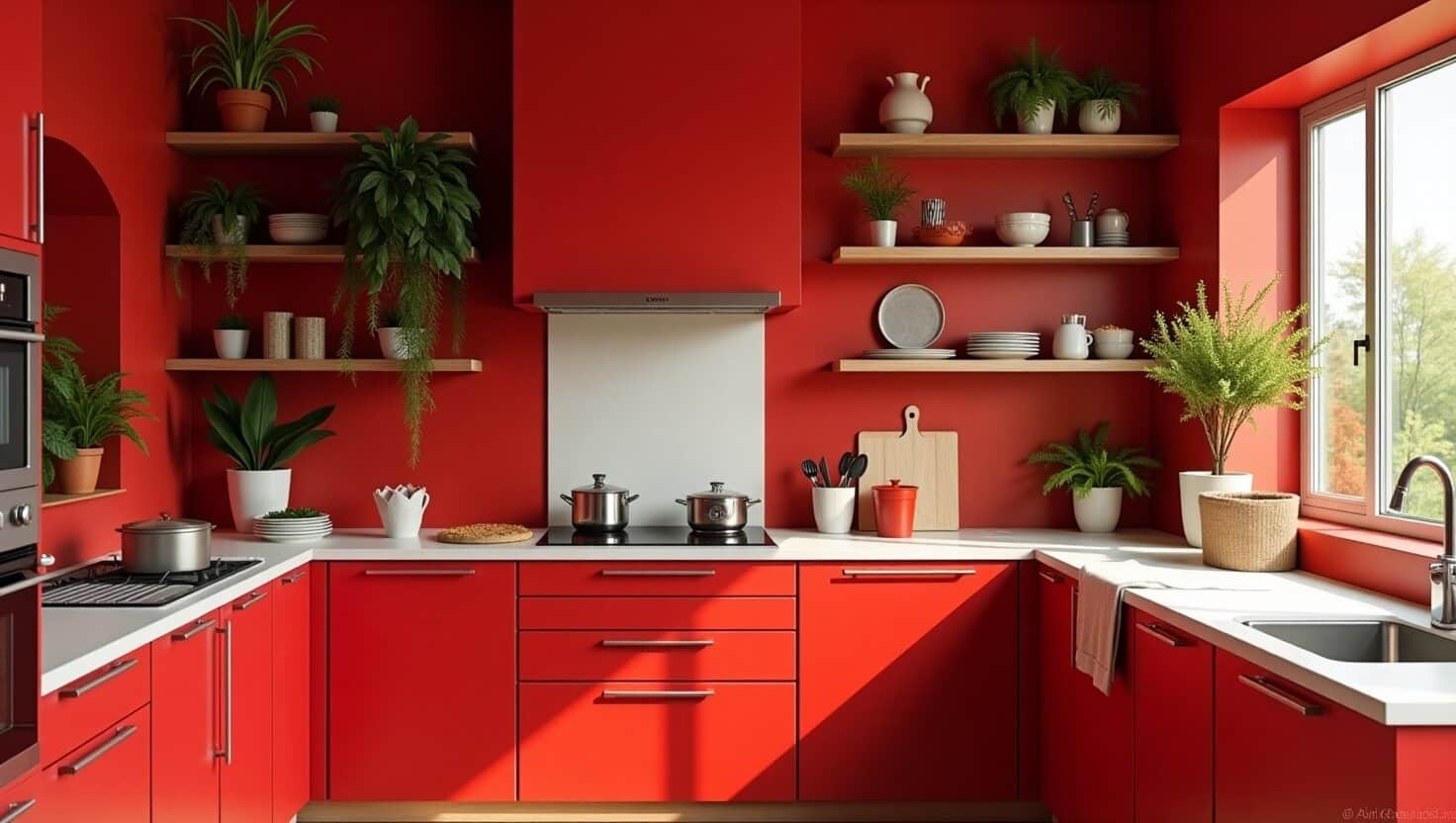 How to Balance Bold Kitchen Cabinets with Elements-NextHome