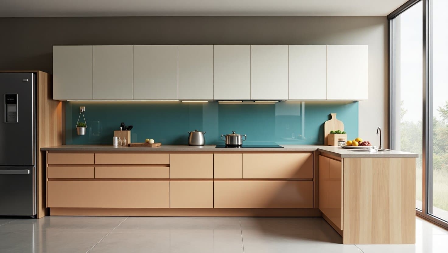 China custom kitchen cabinet of New Finish Tech