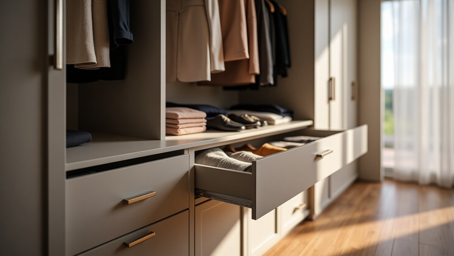 A Scientific Guide to Custom wardrobe Drawer Layouts-NextHome