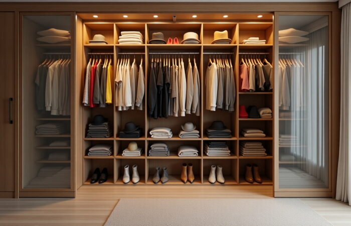 How to Keep Your Open Wardrobe Dust-Free and Tidy-NextHome