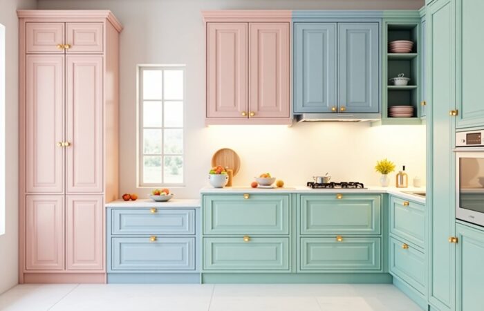 Luxury Macaron Custom Kitchen Cabinets：Chic, Not Cutesy-NextHome
