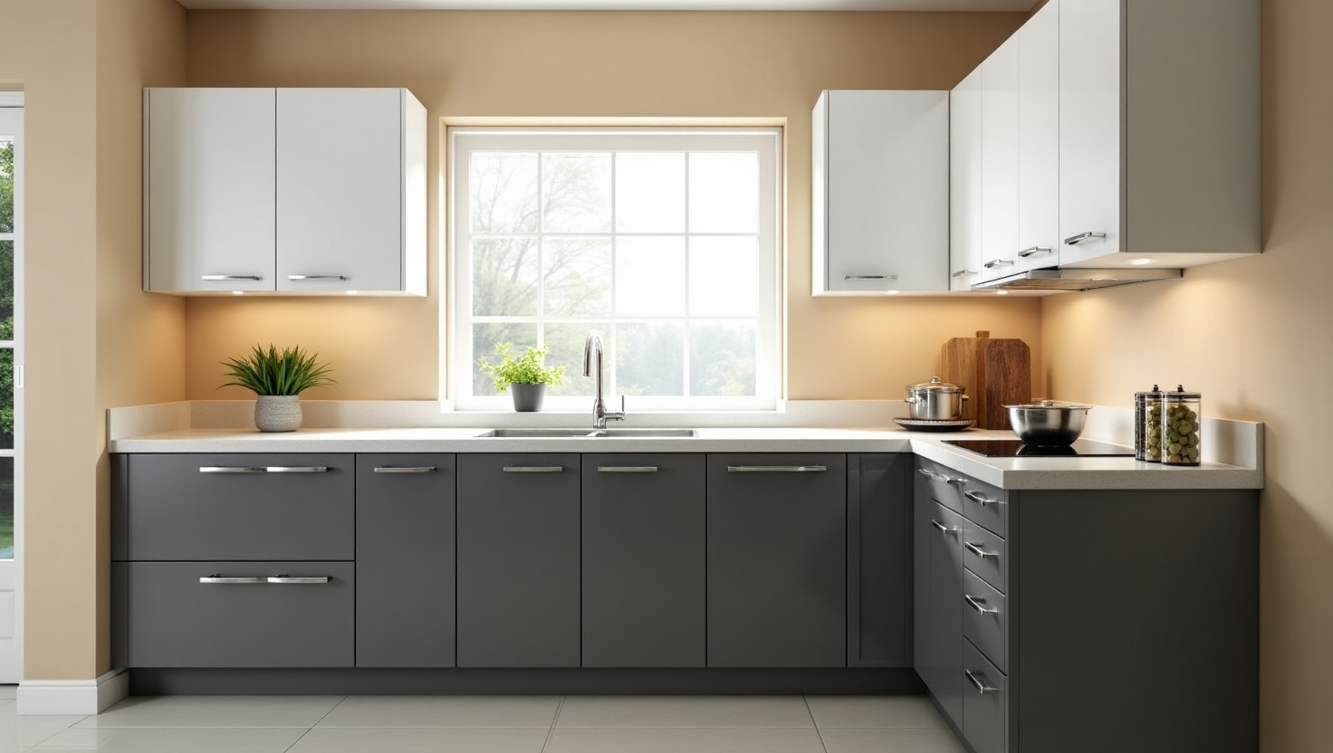 Two-Toned Kitchen Cabinets China