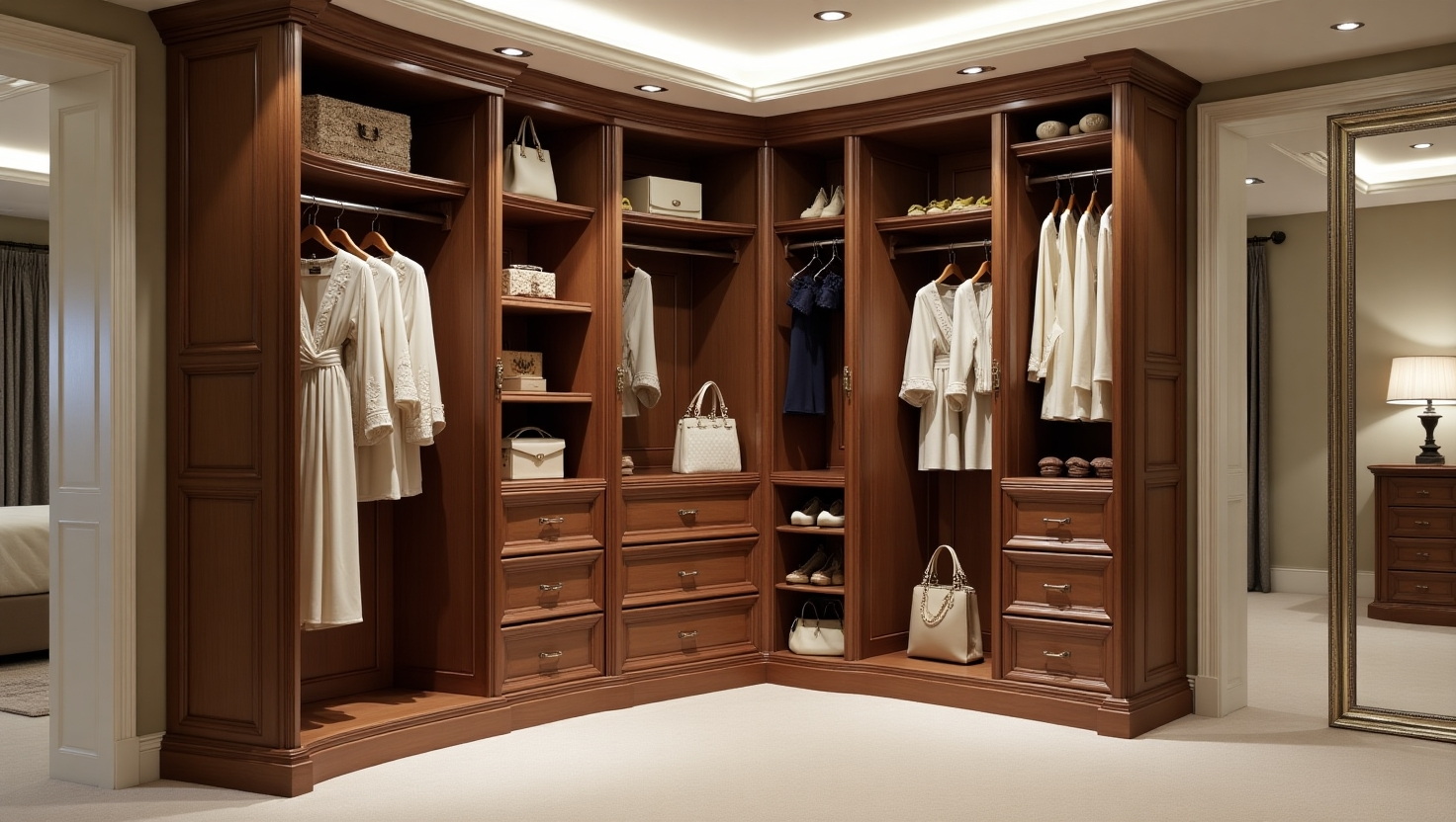 luxury Corner wardrobe