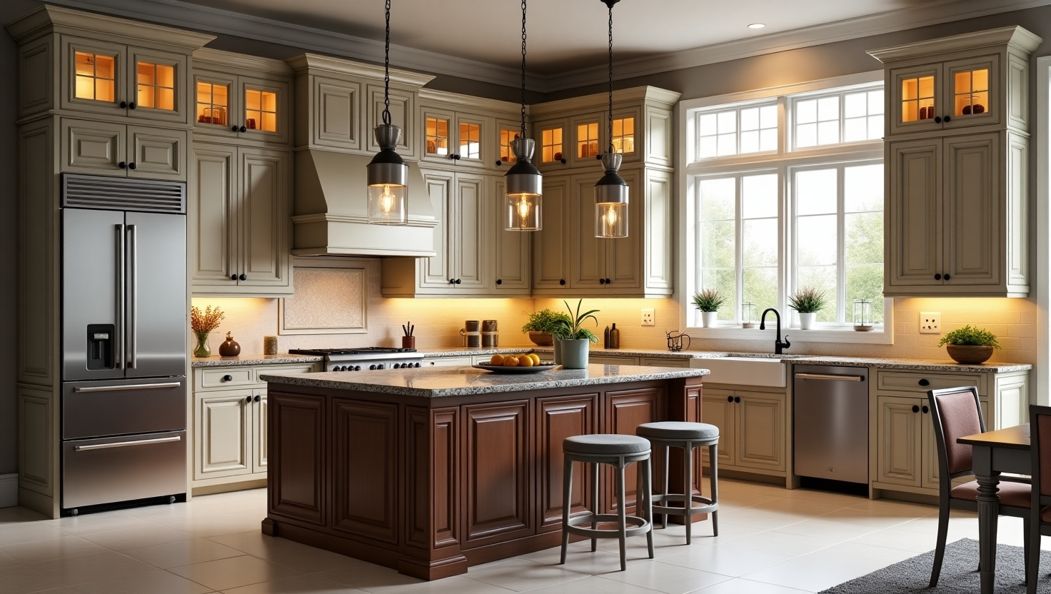 two-tone kitchen cabinets China